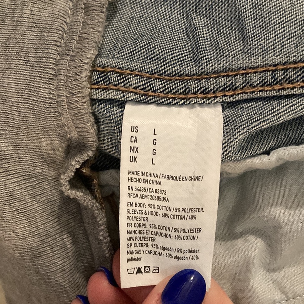 American Eagle Jean/Cotton Jacket - image 3